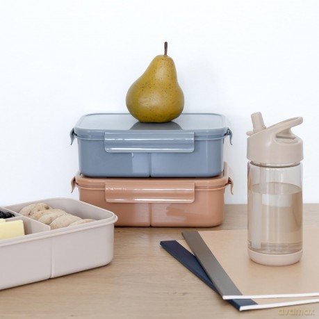 3 Sprouts - Lunch Box - Blue - 22x14x6.5cm