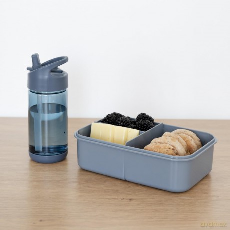 3 Sprouts - Lunch Box, Blueberry/Taupe - (IBBBTU)