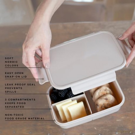 3 Sprouts - Lunchbox - Taupe