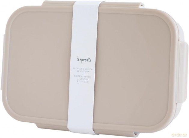 3 Sprouts - Lunchbox - Taupe