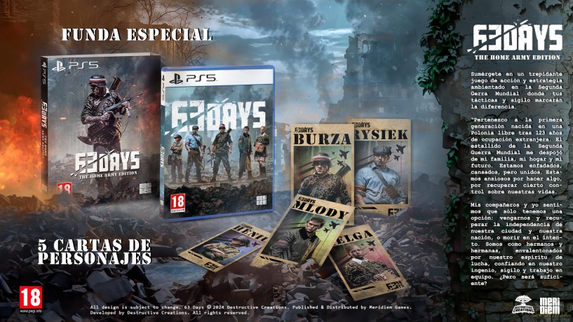 63 Days - The Home Army Edition [GRA PS5]