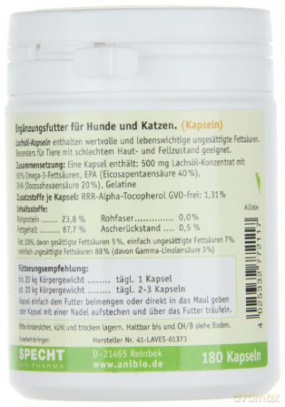 Anibio - Salmon oil capsules - (77211)