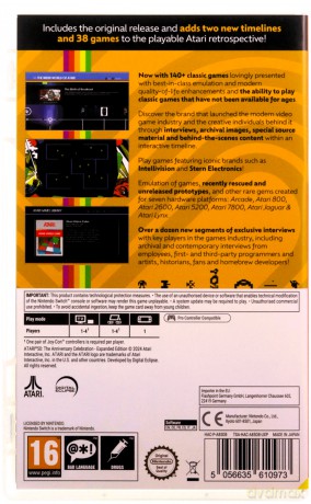 Atari 50: The Anniversary Celebration (Expanded Edition) [GRA SWITCH]