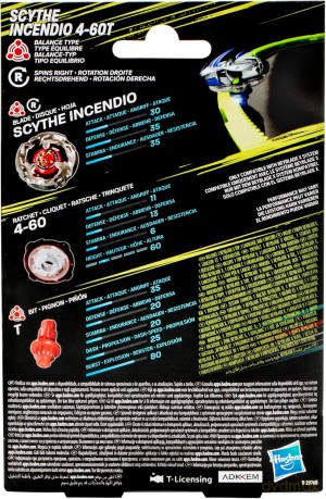 Beyblade - BBX Scythe Incendio Balance (F9583ES0) [FIGURKA]