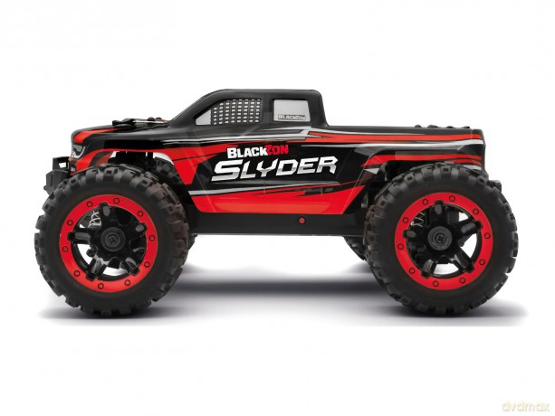 BLACKZON - Slyder MT 1/16 4WD Electric Monster Truck - Red (540098)