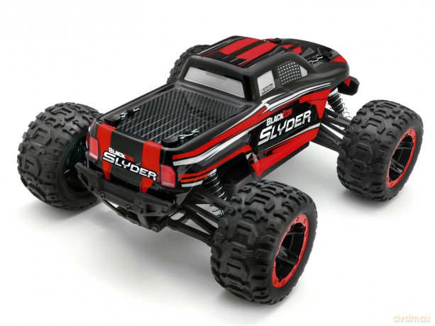 BLACKZON - Slyder MT 1/16 4WD Electric Monster Truck - Red (540098)