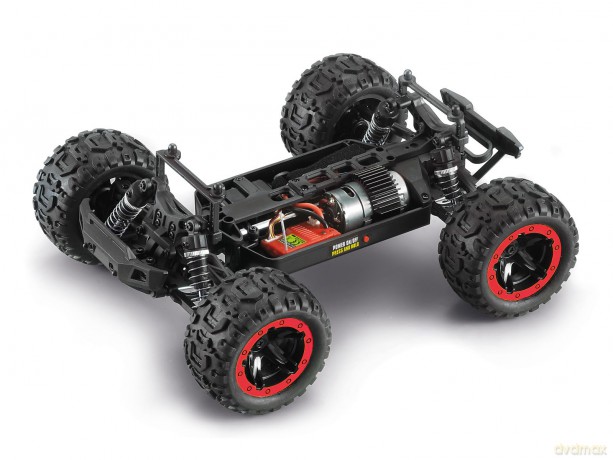 BLACKZON - Slyder MT 1/16 4WD Electric Monster Truck - Red (540098)