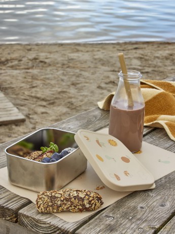 Bloomingville MINI - Agnes Lunch Box - Nature - Stainless Steel