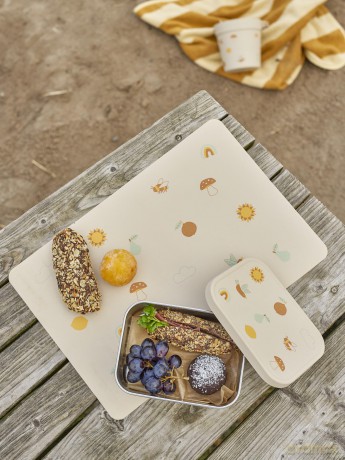 Bloomingville MINI - Agnes Lunch Box - Nature - Stainless Steel