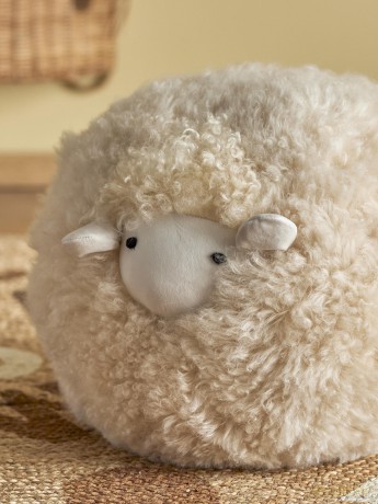 Bloomingville MINI - Rubert Soft toy, Nature, Lambskin - (82064087)