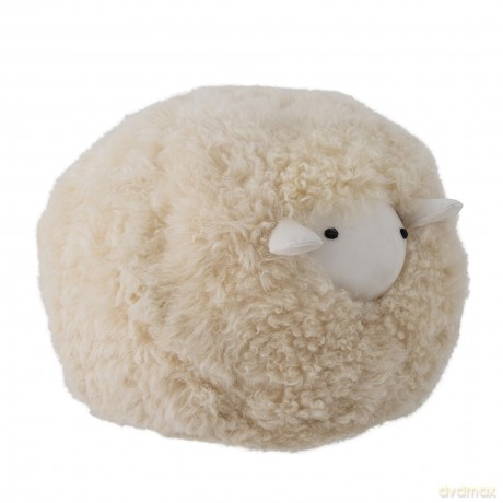 Bloomingville MINI - Rubert Soft toy, Nature, Lambskin - (82064087)