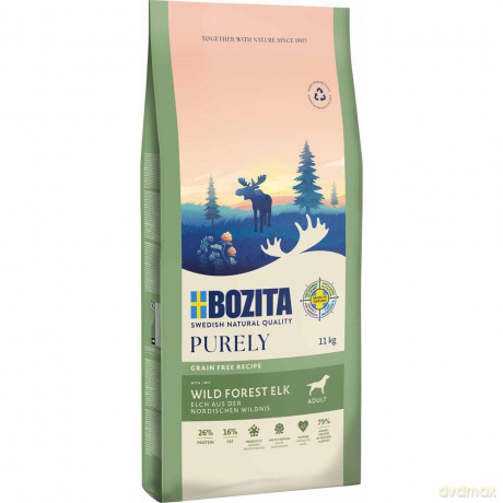 Bozita - Dog Purely - Grain free with Adult Moose 11kg