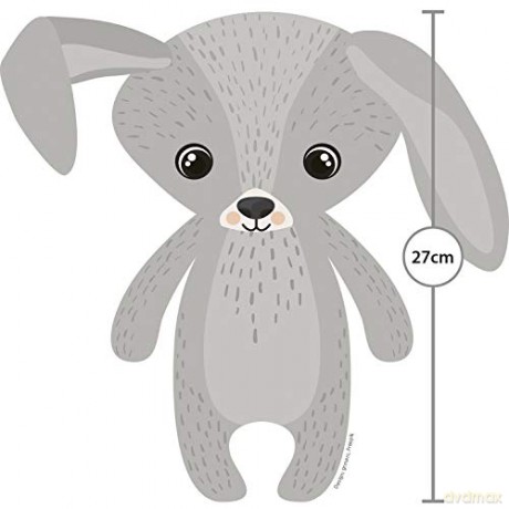 Bunnies - Maja light grey, 27 cm (TK2892)