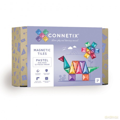 Connetix - Pastel Mini Pack 32 Pieces - (CT-P-00032-MI)
