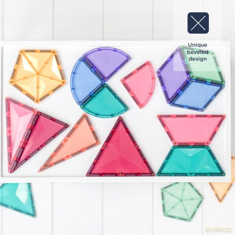 Connetix - Pastel Shape Expansion Pack 48 Pieces (CT-P-00048-SE)