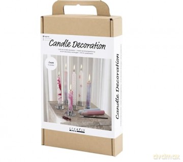 Craft Kit - Candle Decorating - Decorated Taper Candles (977742)
