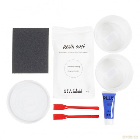 Craft Kit - Resin Casting - Round Tray with Marbling (977687)