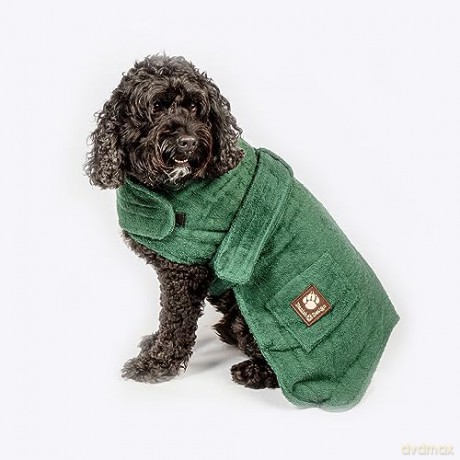 Danish design - Dog bath robe green 60cm - (D11260)