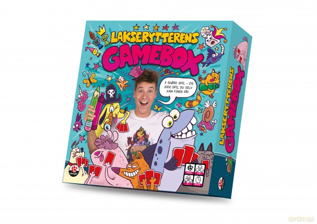 DANSPIL- Lakserytterens GAMEBOX (14103) [GRA PLANSZOWA]