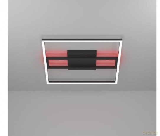 EGLO - Calagrano-Z ceiling lamp black 45x45 - RGB + TW - Zigbee, Bluetooth