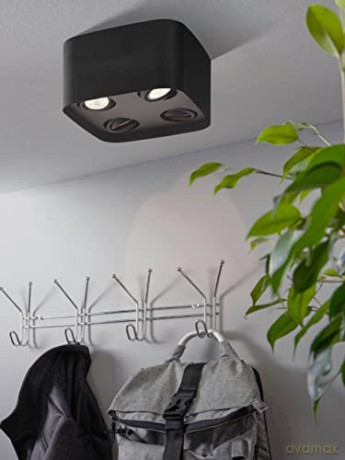 EGLO - Caminales-Z ceiling lamp black 24x24 - RGB + TW - Zigbee, Bluetooth