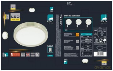 EGLO - FUEVA 5 CEILING - 210 17W 2000LM - brushed steel