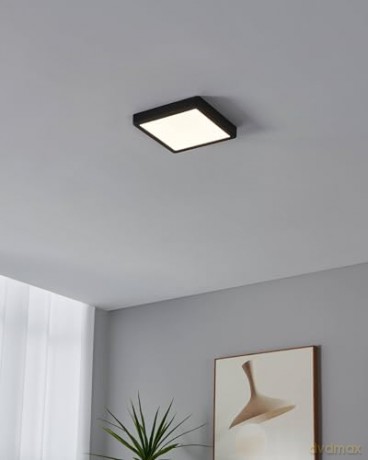 EGLO - Fueva-Z ceiling lamp black 21x21 - TW - Zigbee, Bluetooth