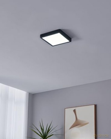 EGLO - Fueva-Z ceiling lamp black 21x21 - TW - Zigbee, Bluetooth