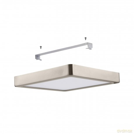 EGLO - Fueva-Z ceiling lamp brushed steel 21x21 - TW - Zigbee, Bluetooth