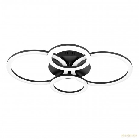 EGLO - Paranday-Z ceiling lamp w/circles black 61.5x45 - TW - Zigbee, Bluetooth
