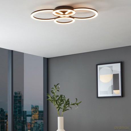 EGLO - Paranday-Z ceiling lamp w/circles black 61.5x45 - TW - Zigbee, Bluetooth