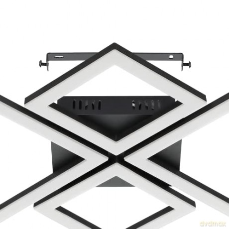 EGLO - Paranday-Z ceiling lamp w/squares black 47x43 - TW - Zigbee, Bluetooth