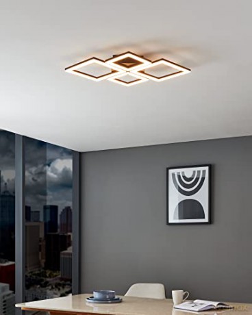 EGLO - Paranday-Z ceiling lamp w/squares black 47x43 - TW - Zigbee, Bluetooth