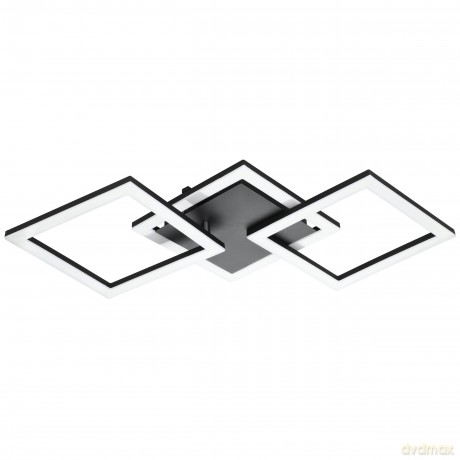 EGLO - Paranday-Z ceiling lamp w/squares black 65x31 - TW - Zigbee, Bluetooth