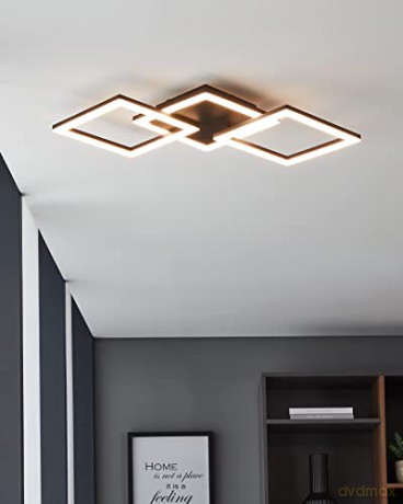 EGLO - Paranday-Z ceiling lamp w/squares black 65x31 - TW - Zigbee, Bluetooth