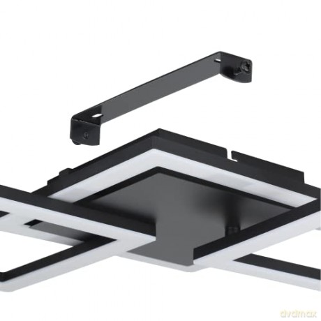 EGLO - Paranday-Z ceiling lamp w/squares black 65x31 - TW - Zigbee, Bluetooth