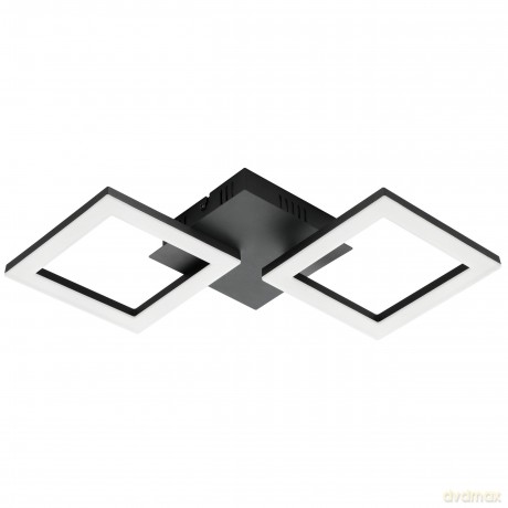 EGLO - Paranday-Z ceiling lamp with squares black 47x22.5 - TW - Zigbee, Bluetooth