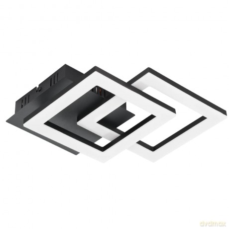 EGLO - Paranday-Z ceiling lamp with squares black 47x22.5 - TW - Zigbee, Bluetooth