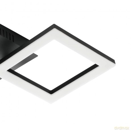 EGLO - Paranday-Z ceiling lamp with squares black 47x22.5 - TW - Zigbee, Bluetooth