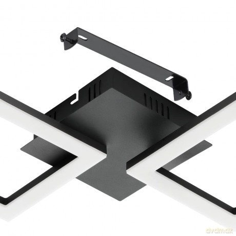 EGLO - Paranday-Z ceiling lamp with squares black 47x22.5 - TW - Zigbee, Bluetooth