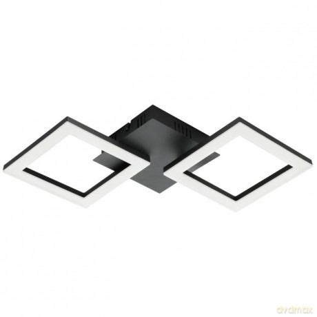 EGLO - Paranday-Z ceiling lamp with squares black 47x22.5 - TW - Zigbee, Bluetooth