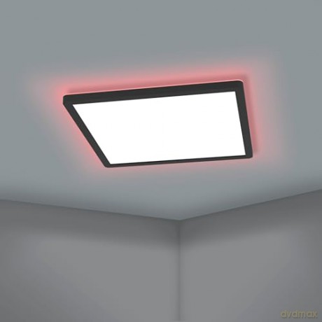 EGLO - Rovito-Z ceiling lamp black 42x42 - RGB + TW - Zigbee, Bluetooth