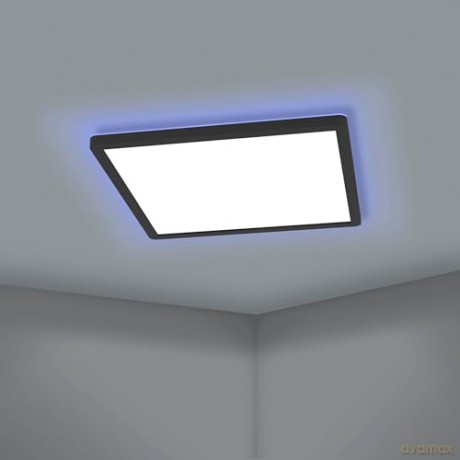EGLO - Rovito-Z ceiling lamp black 42x42 - RGB + TW - Zigbee, Bluetooth