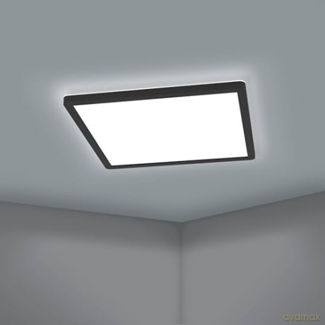 EGLO - Rovito-Z ceiling lamp black 42x42 - RGB + TW - Zigbee, Bluetooth