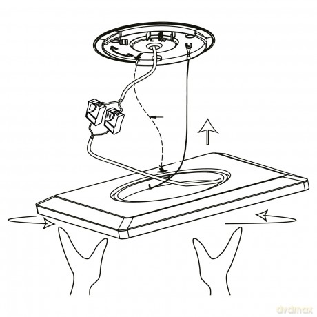 EGLO - Rovito-Z ceiling lamp black 42x42 - RGB + TW - Zigbee, Bluetooth