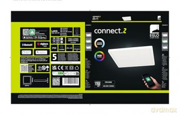 EGLO - Rovito-Z ceiling lamp white 29.5x29.5 - RGB + TW - Zigbee, Bluetooth
