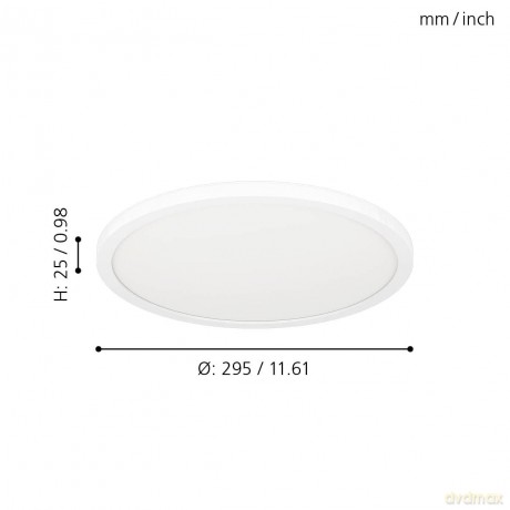 EGLO - Rovito-Z pendant lamp white 29.5 - RGB + TW - Zigbee, Bluetooth