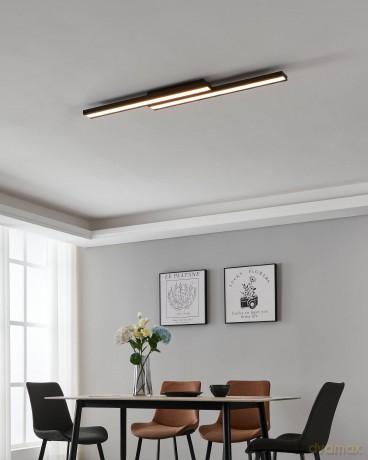EGLO - Saliteras-Z ceiling lamp black - RGB + TW - Zigbee, Bluetooth
