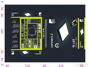 EGLO - Salobrena-Z panel black 30x30 - TW - Zigbee, Bluetooth