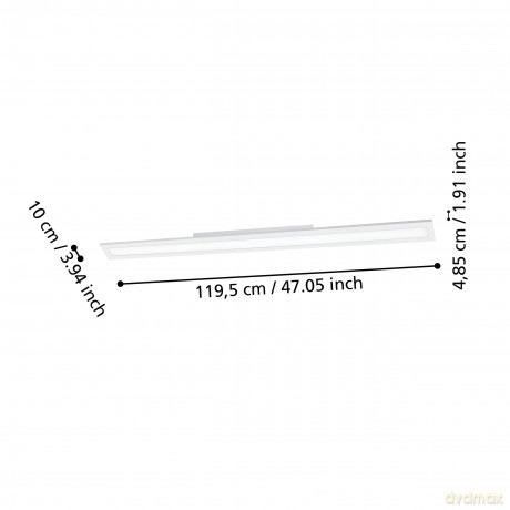 EGLO - Salobrena-Z panel white 120x10 - TW - Zigbee, Bluetooth